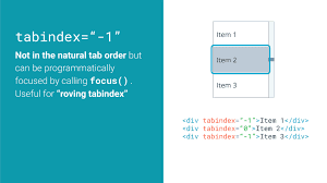 Roving TabIndex 구현하기